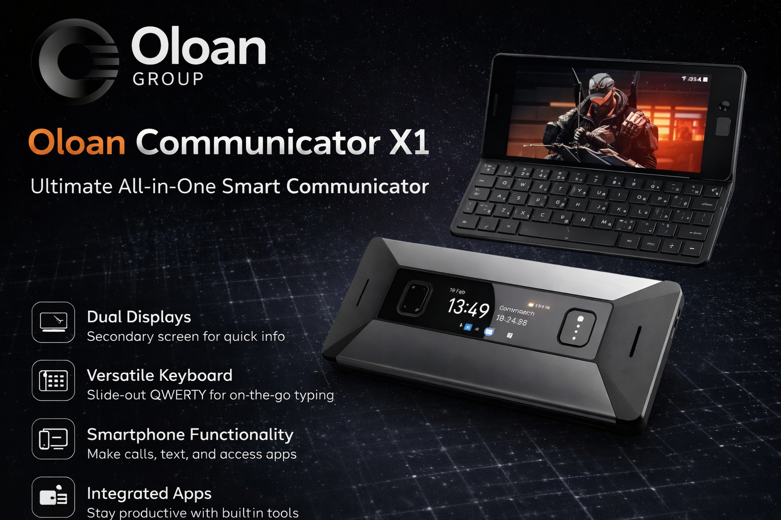 Communicator X1 Laptop Mode with Dock